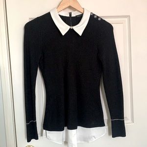 White House Black Market black sweater/ blouse